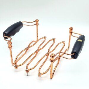 Vintage Revere Expandable Accordion Copper Plated Trivet
